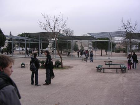 la cour de mon lycee